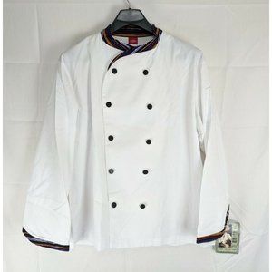 Dickies Chef Jacket Coat Size 46 Chef Collection Button Unisex Dirt From Storage